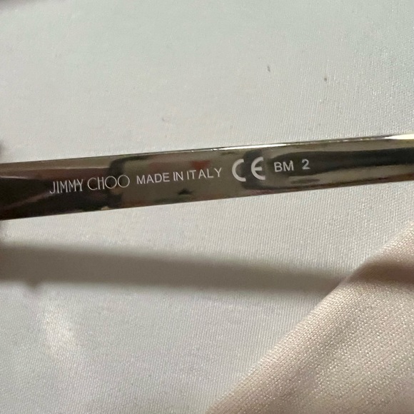 JIMMY CHOO INES/S INES AXX Dark Havana Cat Eye Sunglasses 58-14 New Authentic - Picture 10 of 12